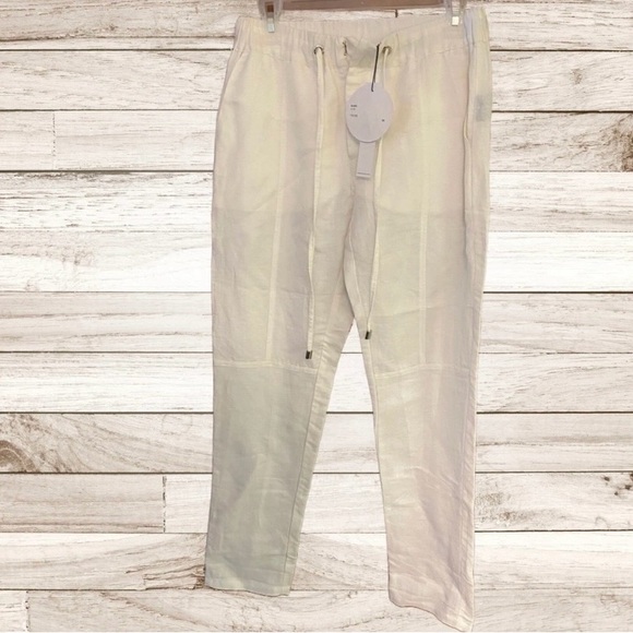 Melissa Nepton Linen Blend Pants - Picture 1 of 6